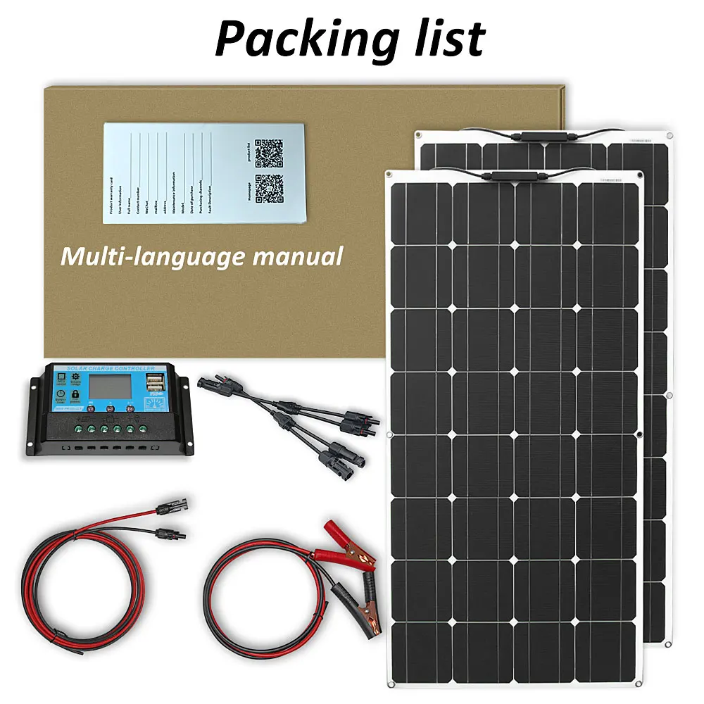 DGSUNLIGHT 100w 200w 12v portable Solar Panel Flexible 18V 800W plate CELLS Monocrystalline silicon DGSUNLIGHT 100w 200w 12v portable Solar Panel Flexible 18V 800W plate CELLS Monocrystalline silicon