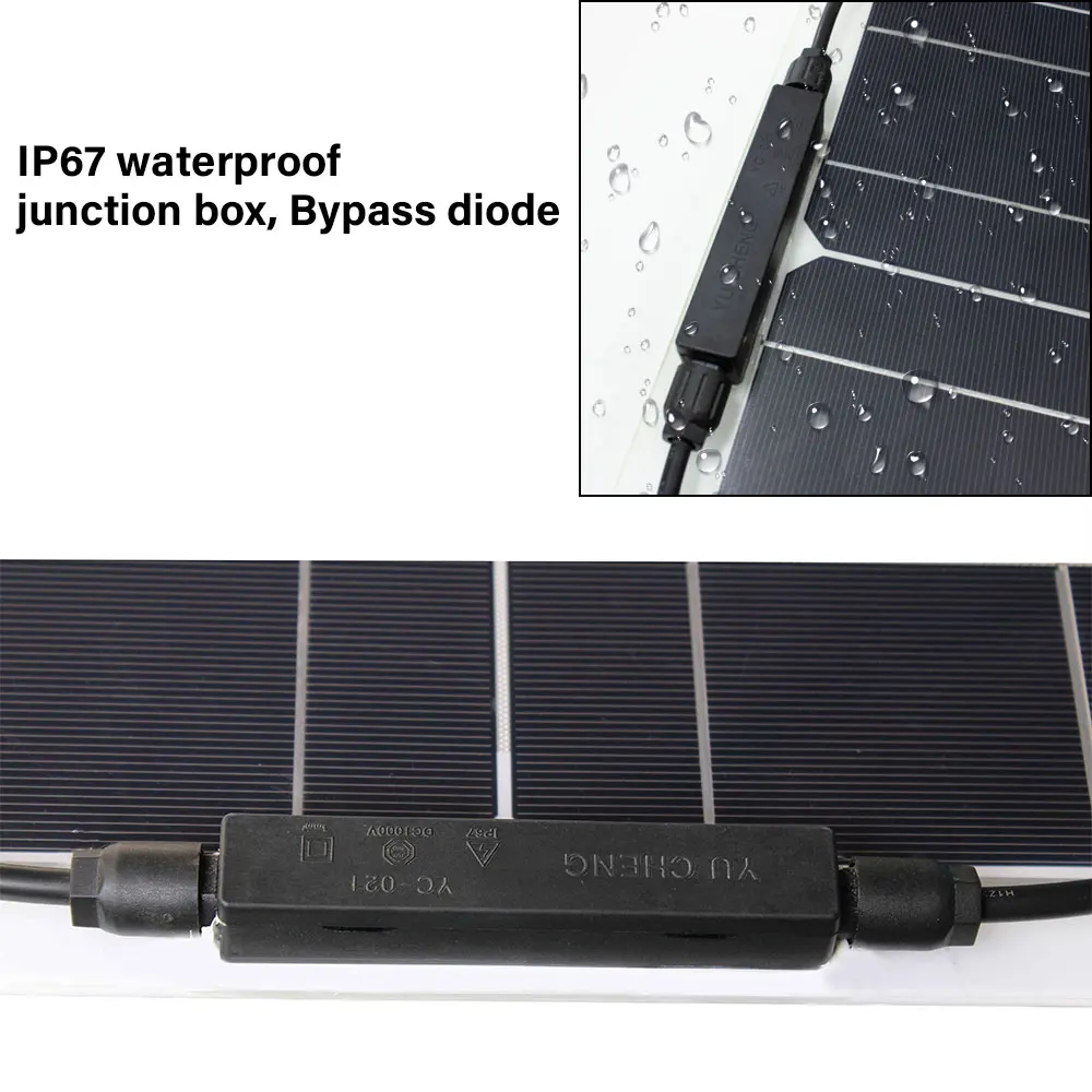 DGSUNLIGHT 100w 200w 12v portable Solar Panel Flexible 18V 800W plate CELLS Monocrystalline silicon DGSUNLIGHT 100w 200w 12v portable Solar Panel Flexible 18V 800W plate CELLS Monocrystalline silicon
