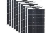 1PCS ~10PCS 100W 18V Solar Panel 100 W 200W 300W 400w 500w 800w 1000w  Monocrystalline Flexible Paneles Solares 12V/24V Battery