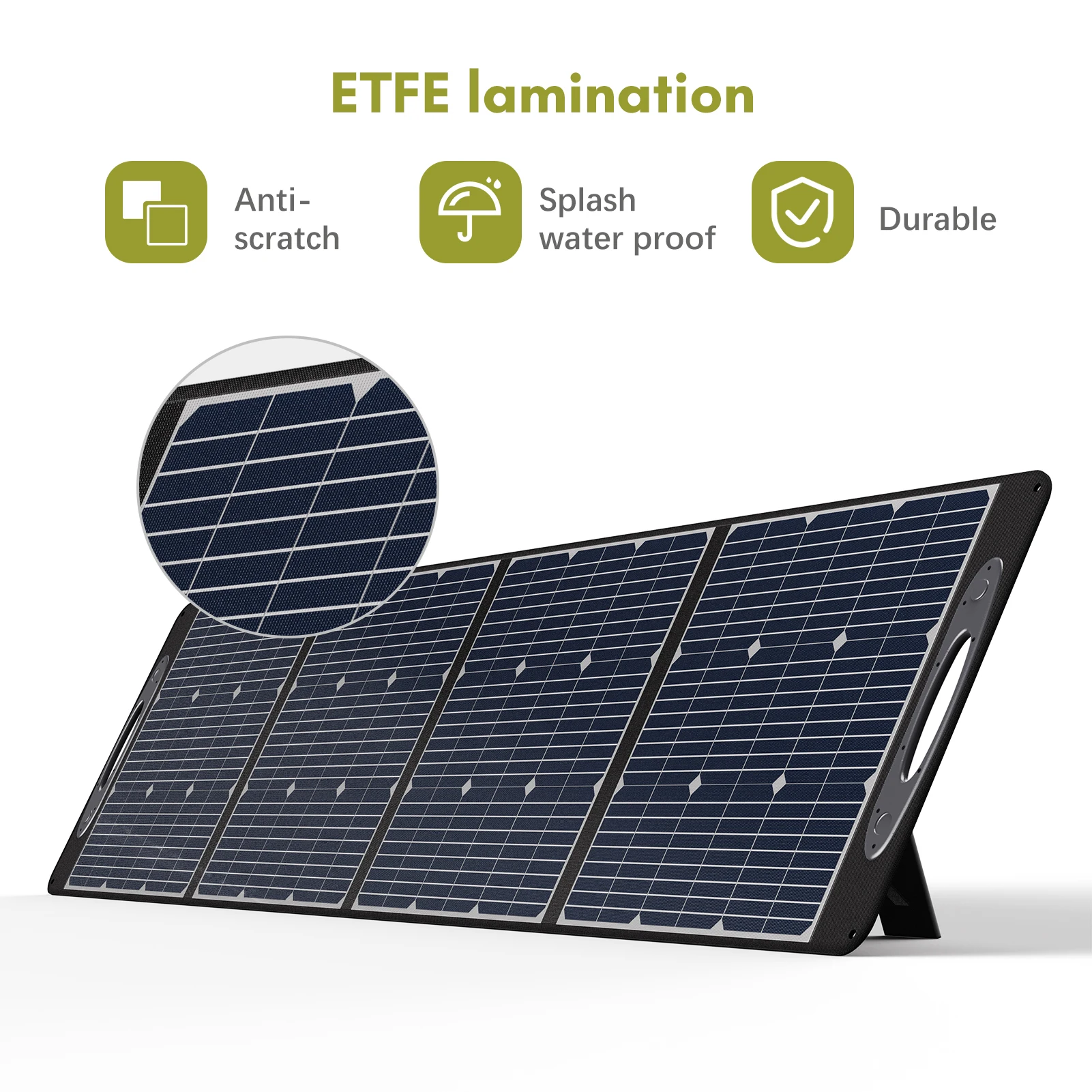 OUKITEL Solar Panel PV200 200 Watt Foldable Solar Panel for Power Station Solar Generator Charging P2001/CN505/P501 Portable Adj