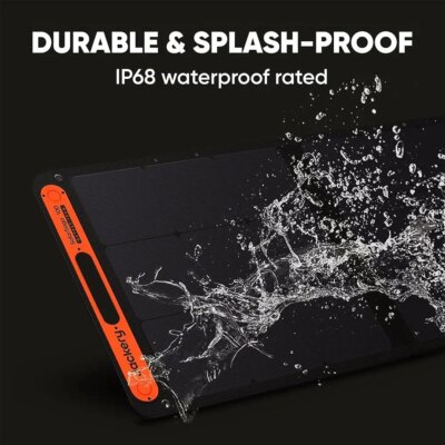 Bifacial 100W Portable Solar Panel Dual-Sided Energy High Efficiency Solar Cells Water Resistant Jackery Power Stations Camping - Image 6