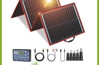 Portable Foldable Solar Panel 18V 100W 160W 200W 300W with 12V Controller to Charge Battery suitable for Camp