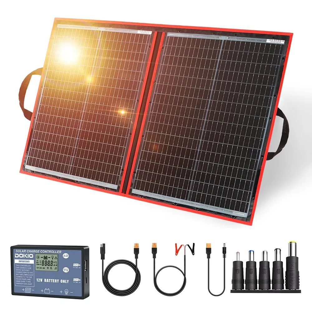 100W solar panel set