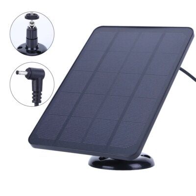 4W 5V Solar Panel Kit Waterproof Adjustable Wall Mount Bracket with 9.8FT Charging Cable for Ring Stick Up&Spotlight Camera - Image 2
