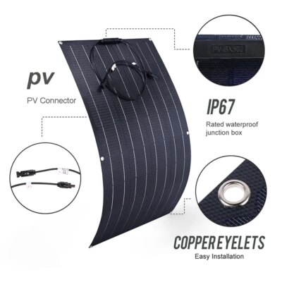 Super Power Solar Panel 500w1000w1500w2000w Suitable For RV Boat Car Household  Camping 18V 36V Battery Charger Solar Panel Kits - Image 6