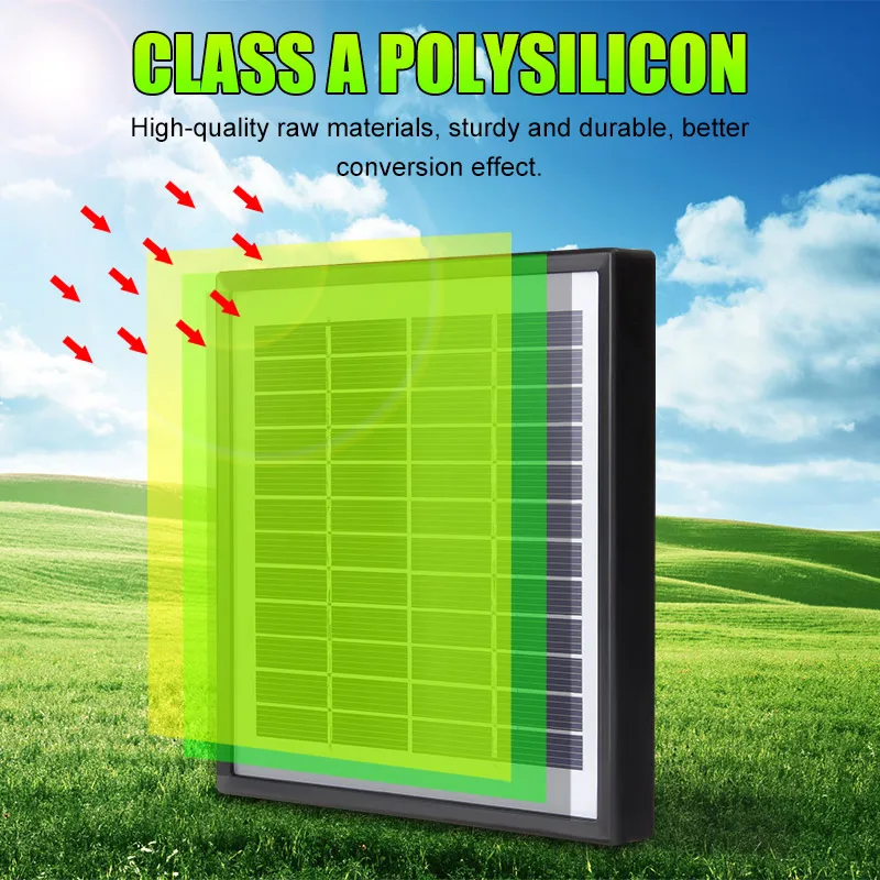 5W 12V Solar Panel Battery Charger Polysilicon Epoxy Panels Outdoor Portable Waterproof DIY For Car RV Boat 3m Cable 5W 12V Solar Panel Battery Charger Polysilicon Epoxy Panels Outdoor Portable Waterproof DIY For Car RV Boat 3m Cable