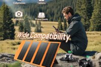 30W Solar Panel full system kit Foldable and portable Waterproof and dustproof Outdoor power bank for RV camping mobile phones