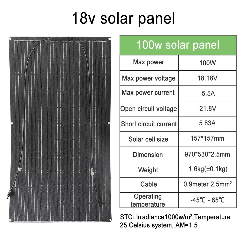solar panel kit and 300w 200w 100w flexible solar panels 12v 24v high efficiency battery charger module solar panel kit and 300w 200w 100w flexible solar panels 12v 24v high efficiency battery charger module