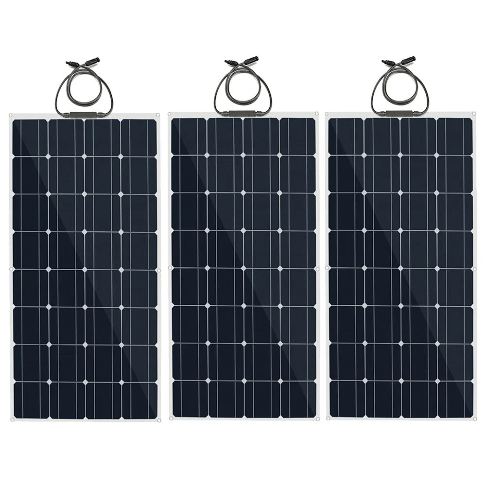 solar panel kit and 300w 200w 100w flexible solar panels 12v 24v high efficiency battery charger module solar panel kit and 300w 200w 100w flexible solar panels 12v 24v high efficiency battery charger module