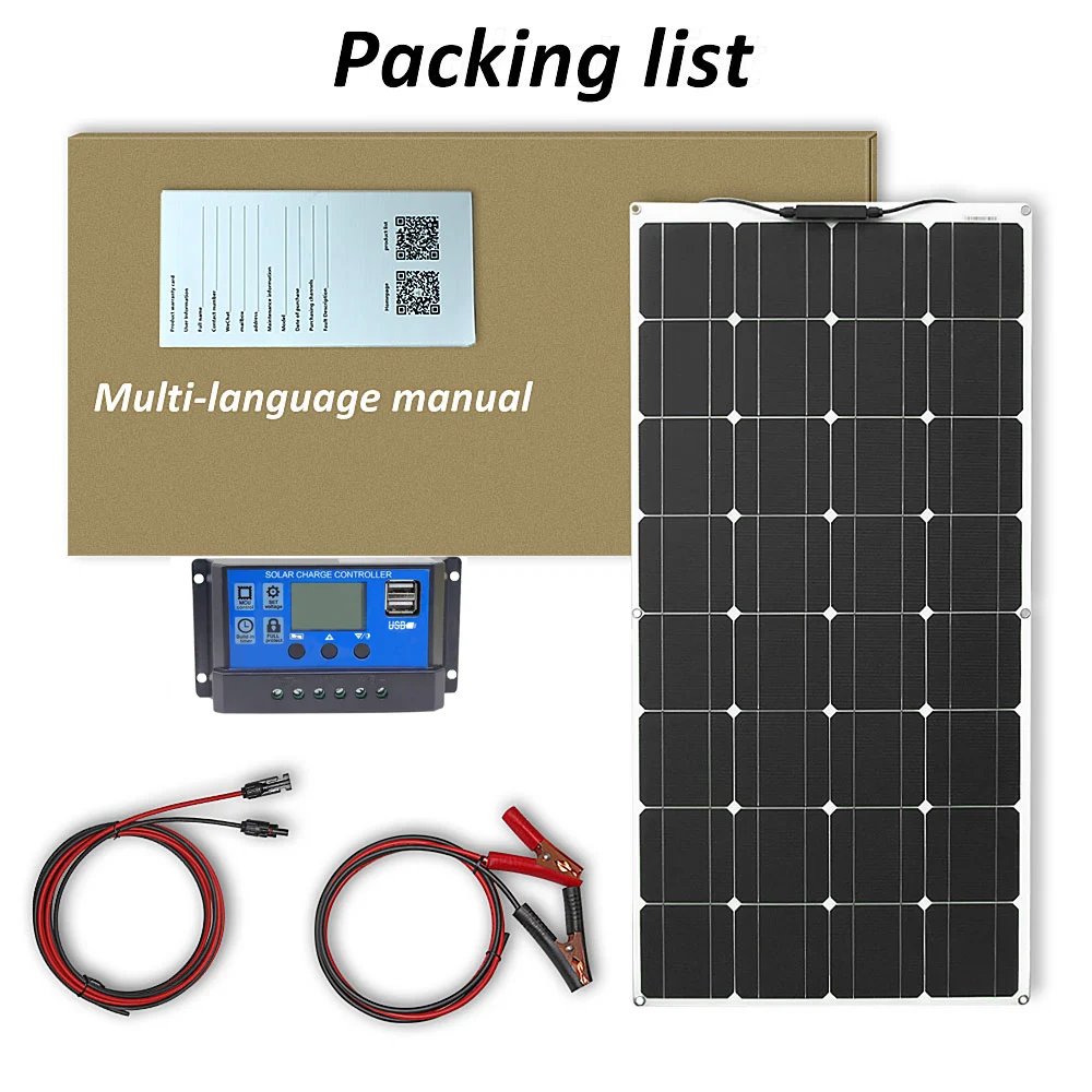 solar panel kit and 300w 200w 100w flexible solar panels 12v 24v high efficiency battery charger module solar panel kit and 300w 200w 100w flexible solar panels 12v 24v high efficiency battery charger module