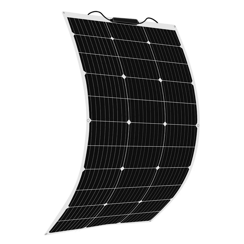 solar panel kit and 300w 200w 100w flexible solar panels 12v 24v high efficiency battery charger module - Image 2