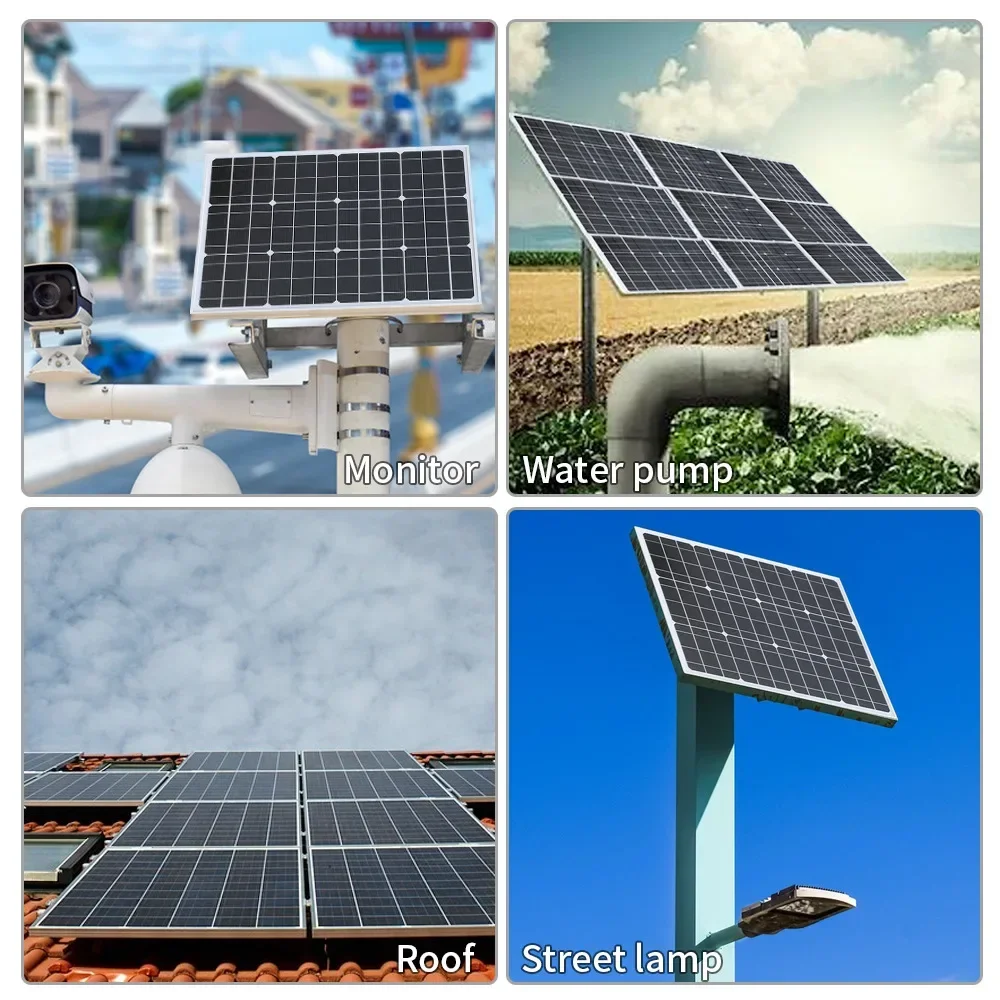 3000W Ultra high power solar panel 12V-24V efficient charging for outdoor household/camping solar power generation system