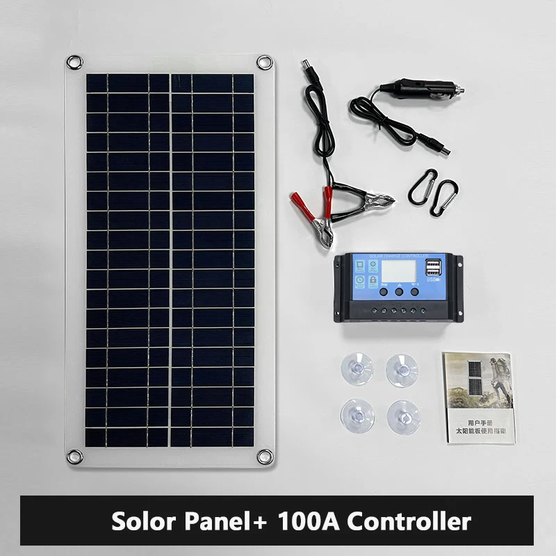 With 100A controller