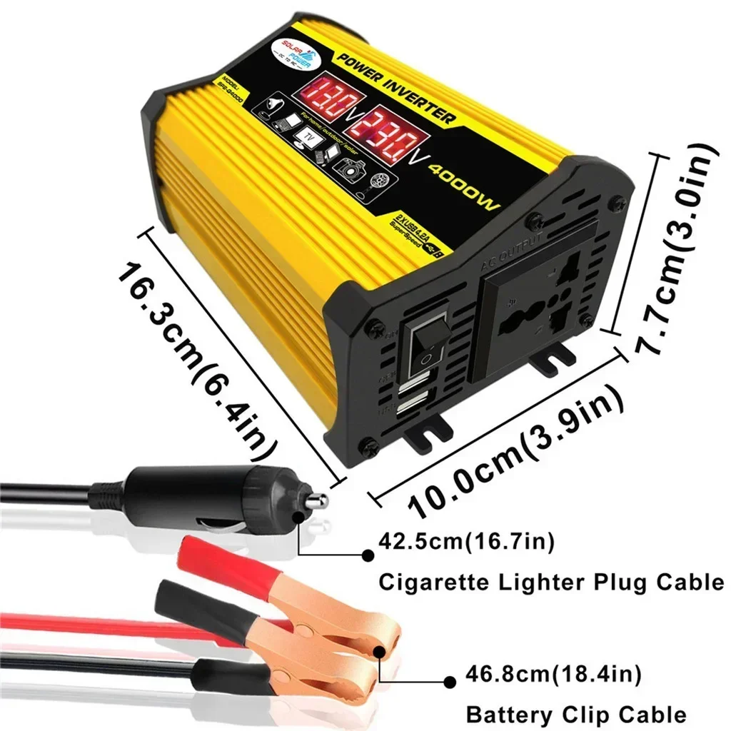 2000W Solar Panel Kit Inverter Solar Controller Waterpfoof Comping Solar Power 110V-220V Generation Intelligent Charging Board