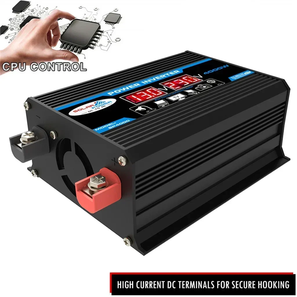 2000W Solar Panel Kit Inverter Solar Controller Waterpfoof Comping Solar Power 110V-220V Generation Intelligent Charging Board