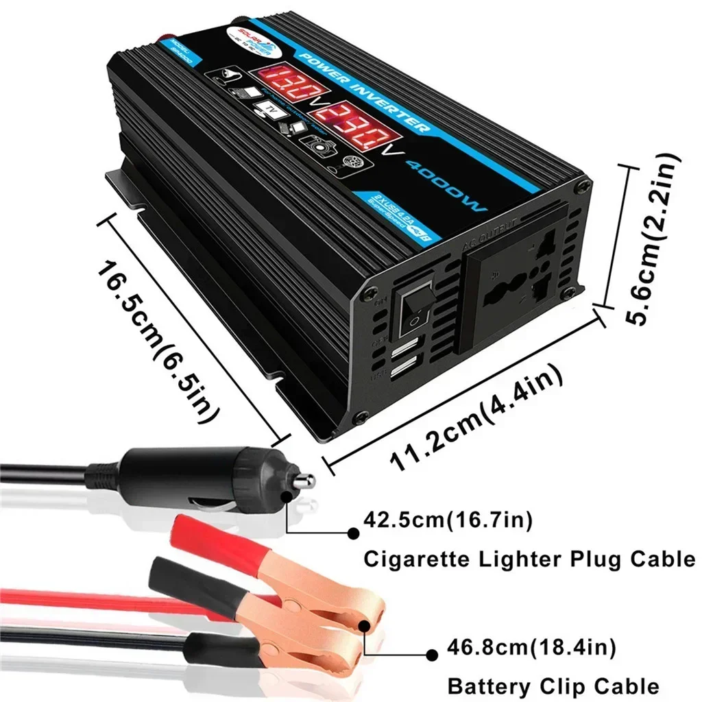2000W Solar Panel Kit Inverter Solar Controller Waterpfoof Comping Solar Power 110V-220V Generation Intelligent Charging Board
