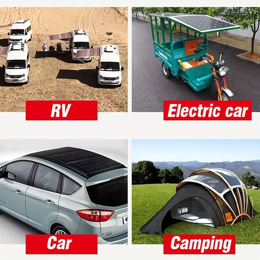 12V high-efficiency polycrystalline silicon solar panel power supply, 30-100A PWM controller, used for outdoor phone charger 12V high-efficiency polycrystalline silicon solar panel power supply, 30-100A PWM controller, used for outdoor phone charger