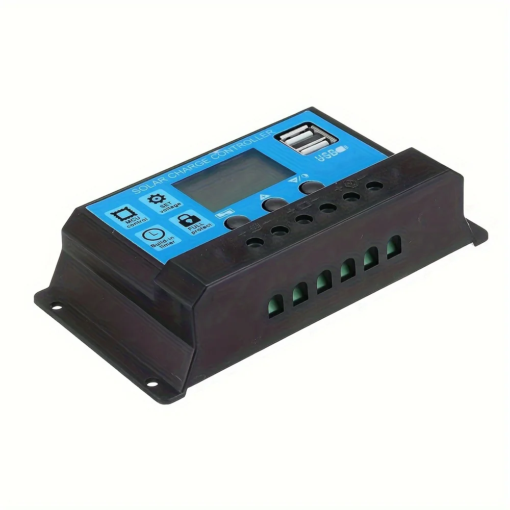 12V high-efficiency polycrystalline silicon solar panel power supply, 30-100A PWM controller, used for outdoor phone charger 12V high-efficiency polycrystalline silicon solar panel power supply, 30-100A PWM controller, used for outdoor phone charger