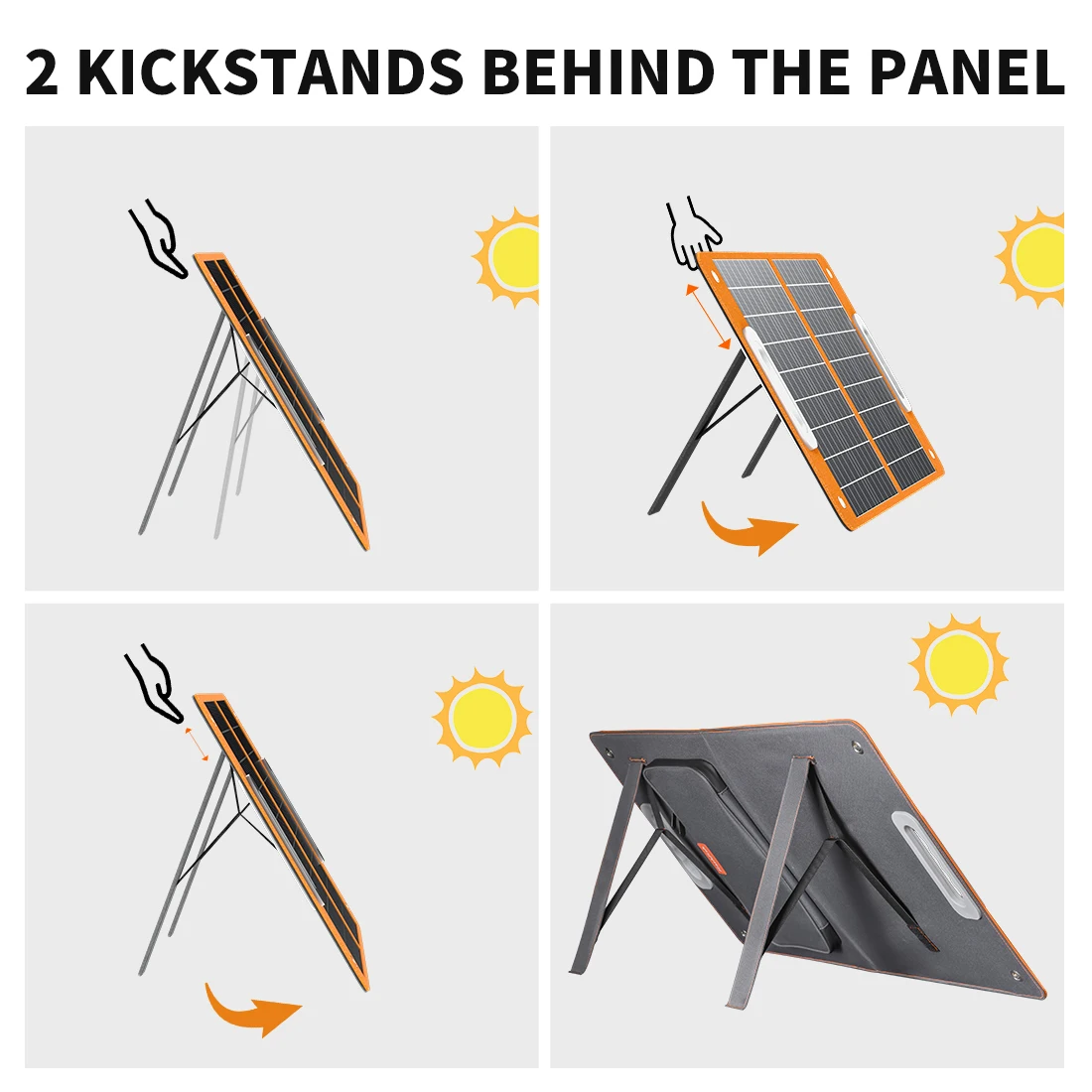 Portable Solar Panel 60W 18V Solar Charger Foldable Battery DC Output PD Type-c for Solar Generator Phones Tablets Portable Solar Panel 60W 18V Solar Charger Foldable Battery DC Output PD Type-c for Solar Generator Phones Tablets