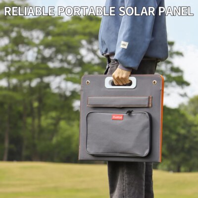 Portable Solar Panel 60W 18V Solar Charger Foldable Battery DC Output PD Type-c for Solar Generator Phones Tablets - Image 5