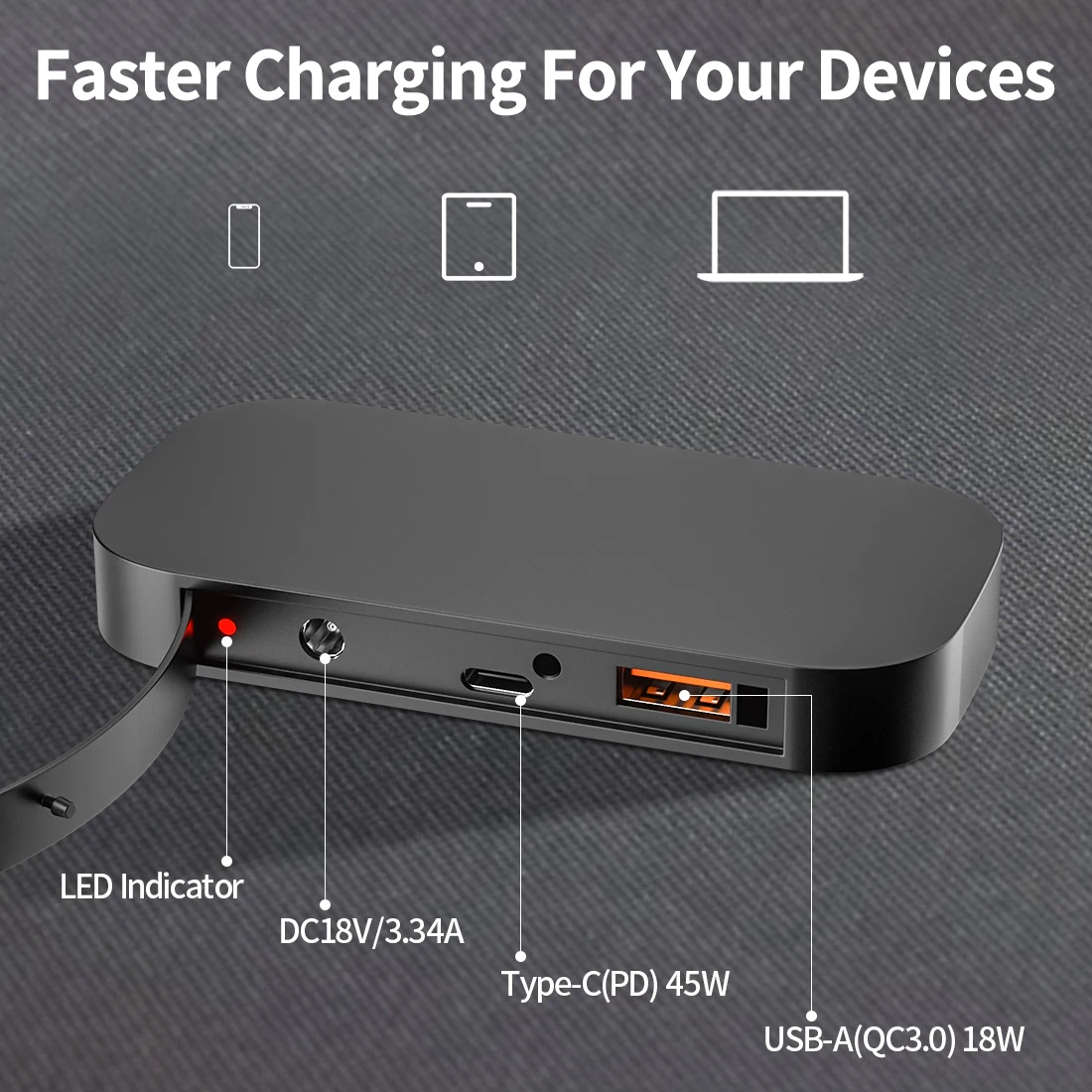 Portable Solar Panel 60W 18V Solar Charger Foldable Battery DC Output PD Type-c for Solar Generator Phones Tablets Portable Solar Panel 60W 18V Solar Charger Foldable Battery DC Output PD Type-c for Solar Generator Phones Tablets