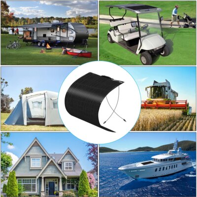 WUZECK 1pcs ~10 pcs Flexible rechargeable solar panel battery 100W 16.5V Photovoltaic Module (100W, 200W, 300W ,400W,500W 1000W) - Image 6
