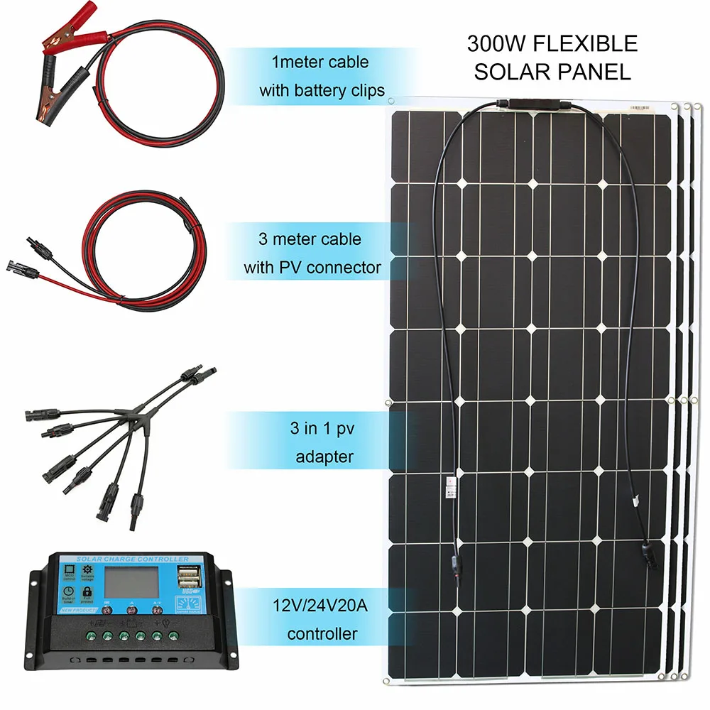 100w panel solar 200w 12v mono solar cell outdoor flexible solar panel kit for light home lead acid battery 100w panel solar 200w 12v mono solar cell outdoor flexible solar panel kit for light home lead acid battery