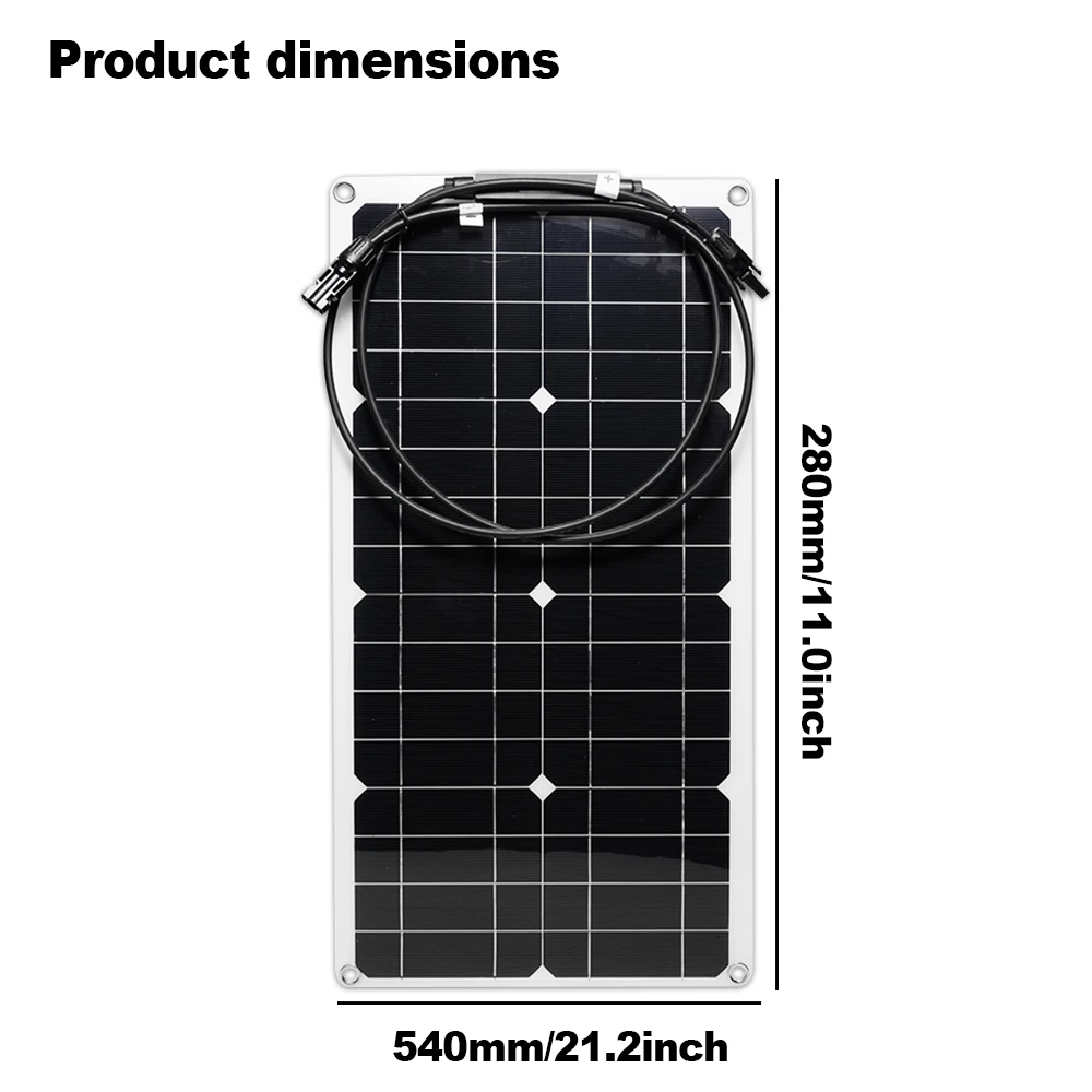 500W 16V Solar Panel High Efficiency  12V Battery Charger Car Boat RV Marine Home Camping Outdoor Off-Grid System Power bank