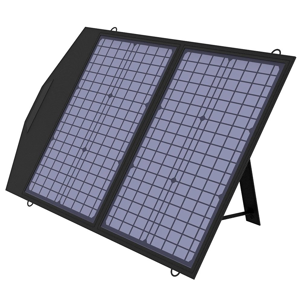 ALLPOWERS Portable Solar Panel 18V Foldable Solar Panel Kit with Solar Output Waterproof IP66 Solar Charger for RV Laptops Camp