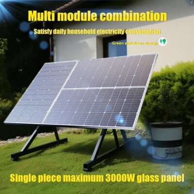 3000W Solar Panel 18V High Efficiency 3KW Portable Power Bank Flexible Charging Outdoor Solar Cells For Battery Home RV Camping - Image 5