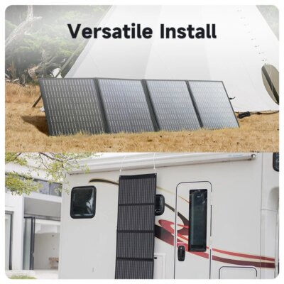 POWERWIN PWS110 Foldable Solar Panel Battery Charger Flexible 18V 110W ETFE 24% Efficiency Voltage Regulator Fast QC Output RV - Image 6