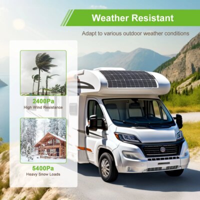 12V Flexible Solar Panel 100W 200W 300W Monocrystalline Waterproof Bendable Best Solar Panel system for Outdoor China - Image 4