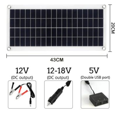 1000W Solar Panel 12V Solar Cell 10A-100A Controller Solar Panel for Phone RV Car MP3 PAD Charger Outdoor Battery Supply - Image 3