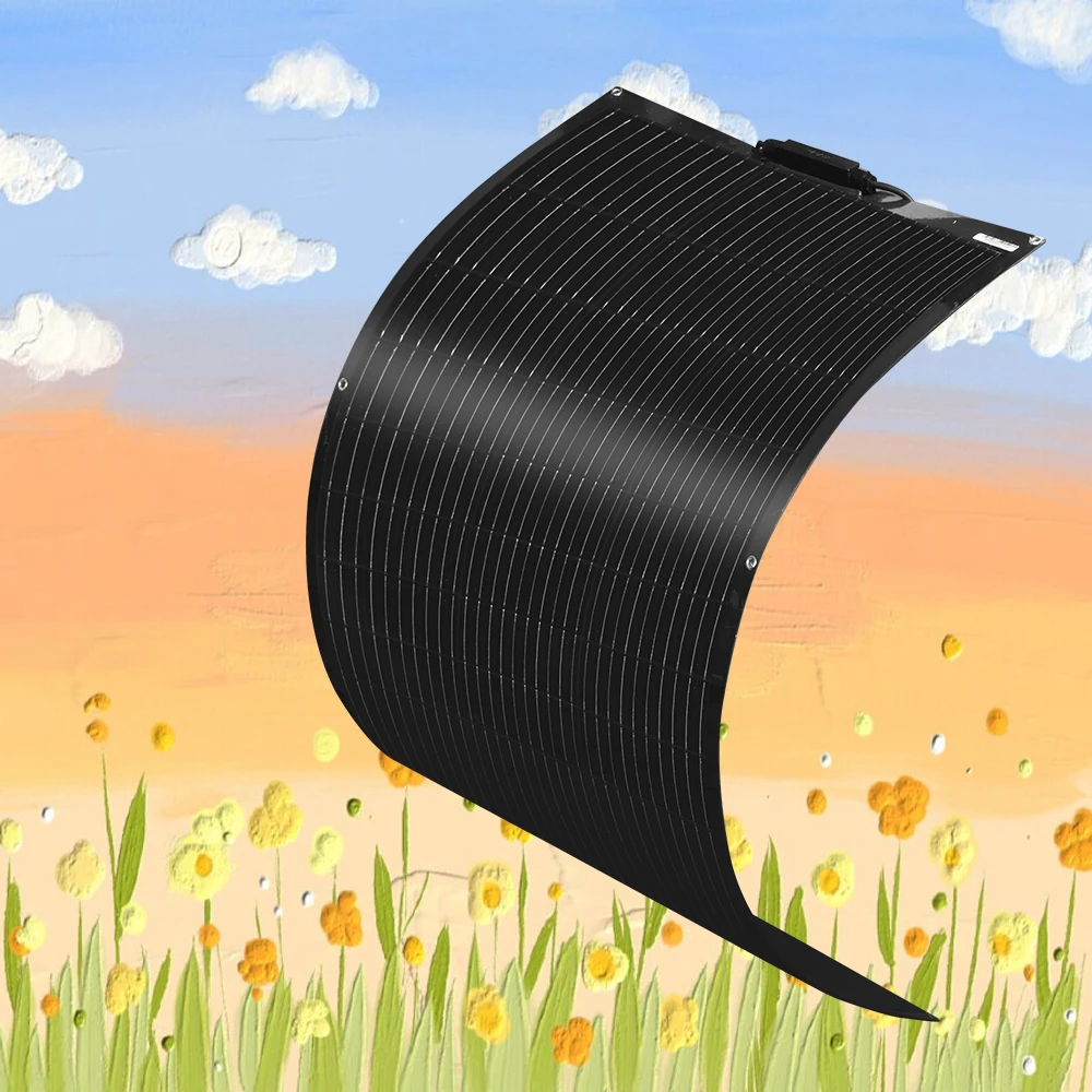 solar panels 100W - 1000W 12v solar panel complete kit 12 volt battery charger Motorhome Camping flexible solar plate cell solar panels 100W - 1000W 12v solar panel complete kit 12 volt battery charger Motorhome Camping flexible solar plate cell