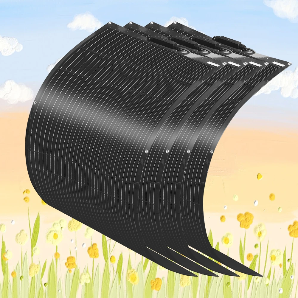 solar panels 100W - 1000W 12v solar panel complete kit 12 volt battery charger Motorhome Camping flexible solar plate cell solar panels 100W - 1000W 12v solar panel complete kit 12 volt battery charger Motorhome Camping flexible solar plate cell