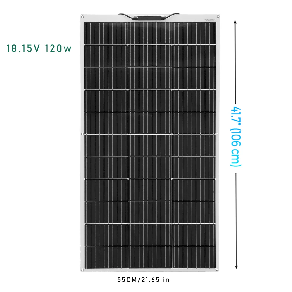 120W solar panel