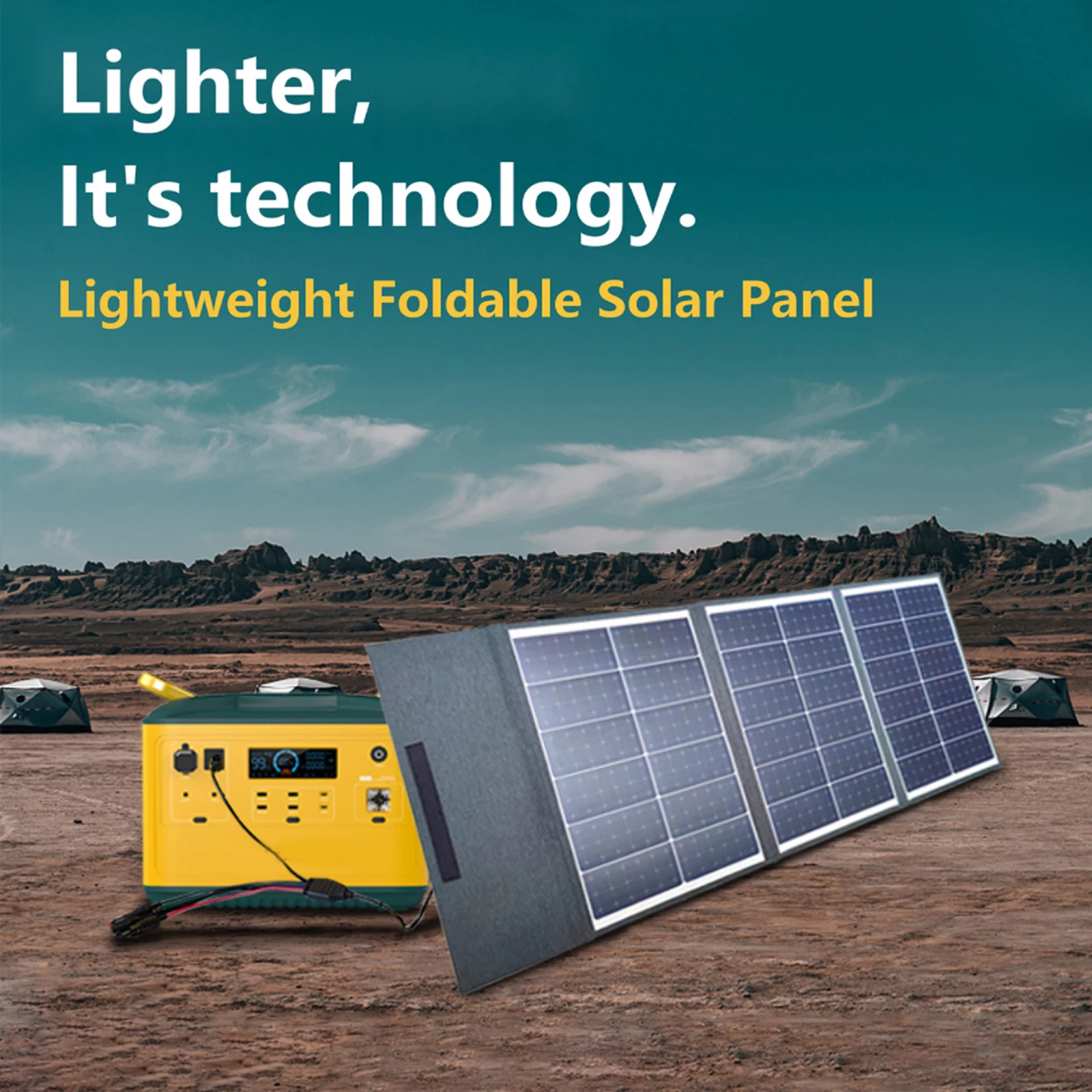 150W 29.7V Lightweight Foldable Solar Panel
