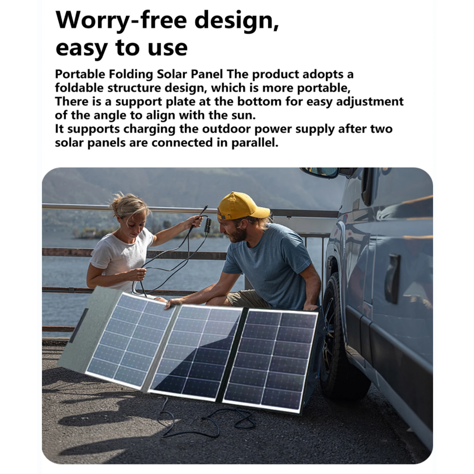 150W 29.7V Lightweight Foldable Solar Panel