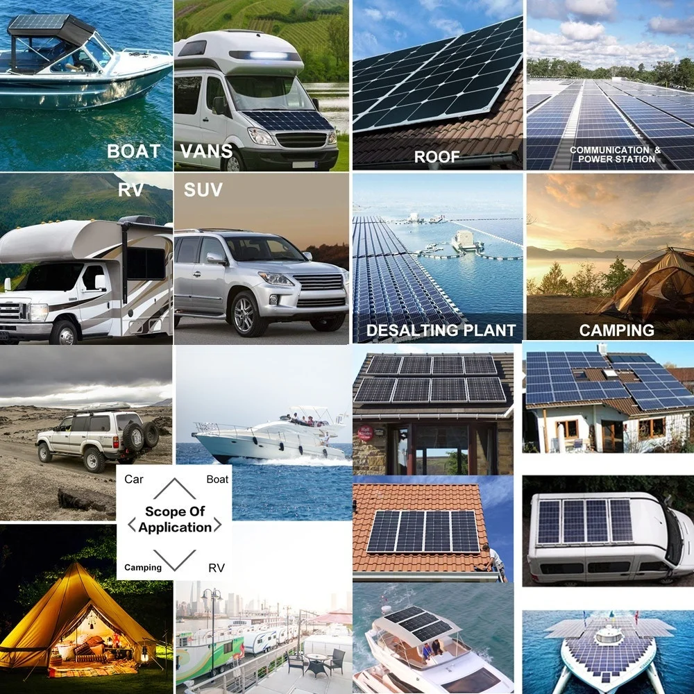 XINPUGUANG 100w 200w 12v portable flexible solar panel 18V 100W - 1000W plate CELLS Monocrystalline silicon Panel Solar kit