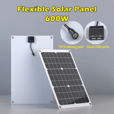 High-Performance 6000W Solar Panel Kit - Includes 12V 30A Controller & 110V/220V Inverter for Home/Camping - Image 5
