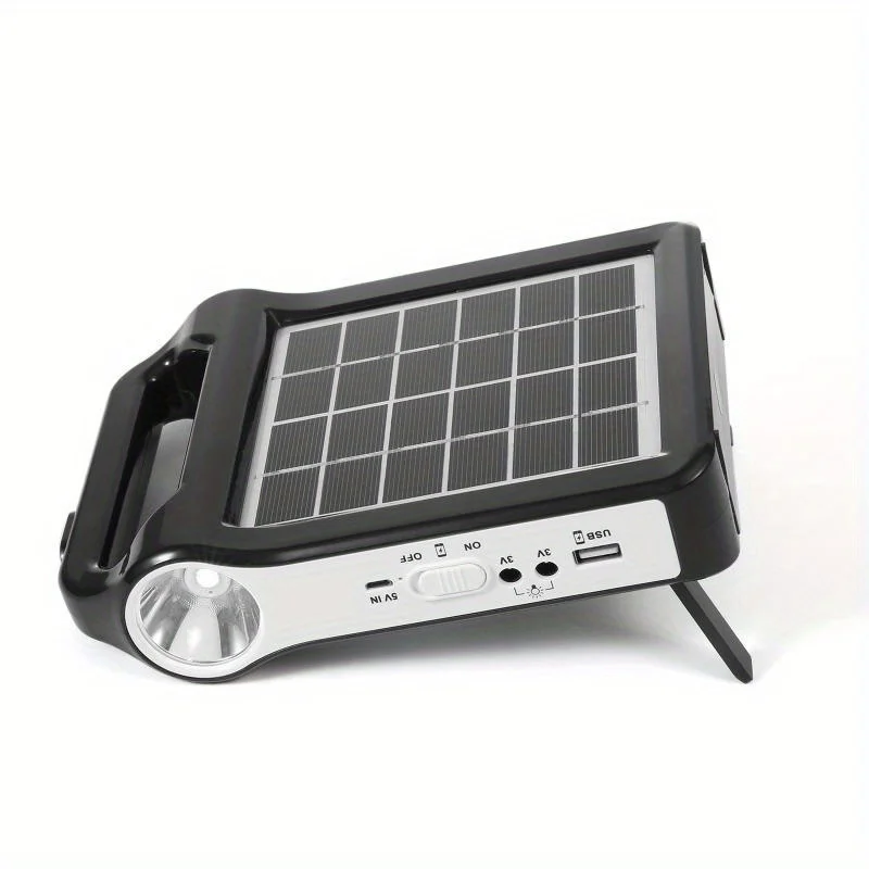 1PC portable 6V rechargeable, solar panel energy storage and generation system, USB charger with LED lighting, solar system kit 1PC portable 6V rechargeable, solar panel energy storage and generation system, USB charger with LED lighting, solar system kit