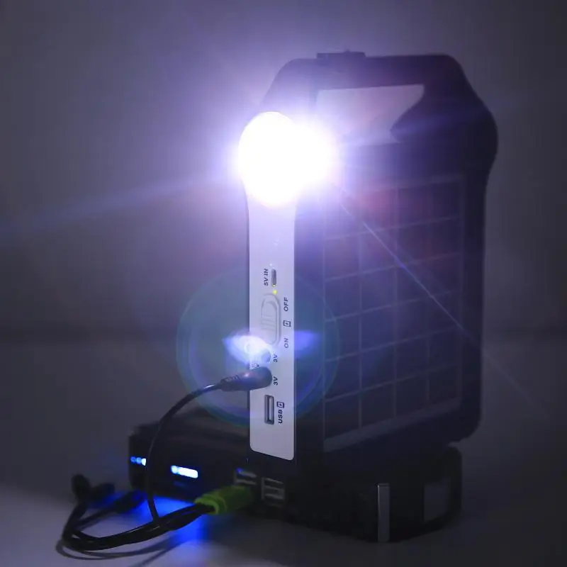 1PC portable 6V rechargeable, solar panel energy storage and generation system, USB charger with LED lighting, solar system kit 1PC portable 6V rechargeable, solar panel energy storage and generation system, USB charger with LED lighting, solar system kit