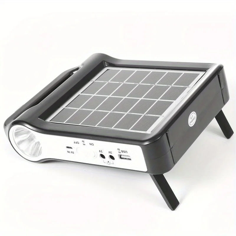 1PC portable 6V rechargeable, solar panel energy storage and generation system, USB charger with LED lighting, solar system kit 1PC portable 6V rechargeable, solar panel energy storage and generation system, USB charger with LED lighting, solar system kit