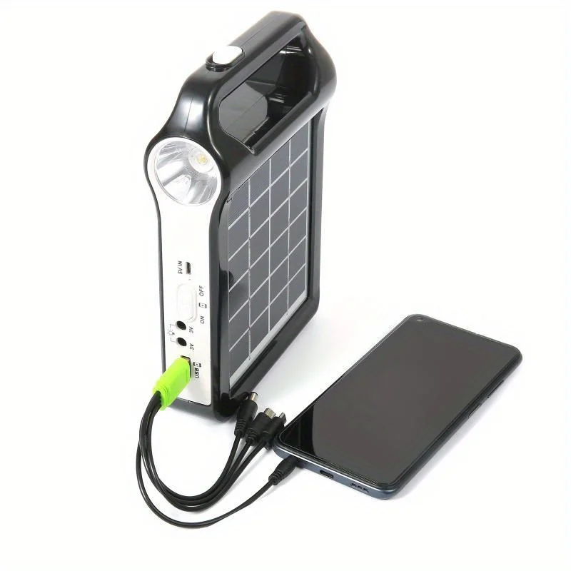 1PC portable 6V rechargeable, solar panel energy storage and generation system, USB charger with LED lighting, solar system kit 1PC portable 6V rechargeable, solar panel energy storage and generation system, USB charger with LED lighting, solar system kit
