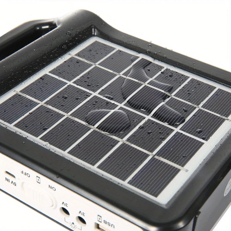 1PC portable 6V rechargeable, solar panel energy storage and generation system, USB charger with LED lighting, solar system kit 1PC portable 6V rechargeable, solar panel energy storage and generation system, USB charger with LED lighting, solar system kit