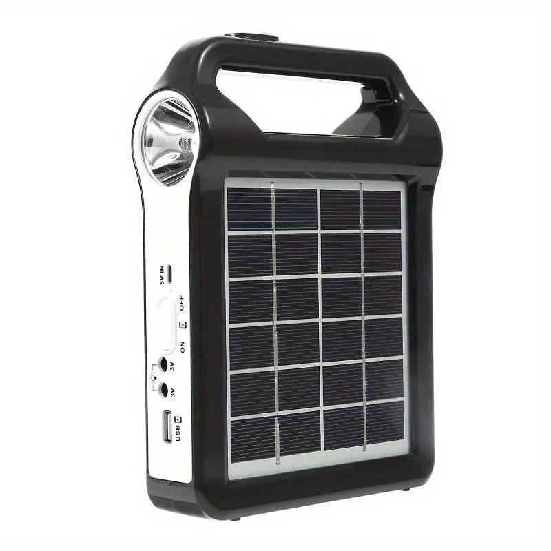 1PC portable 6V rechargeable, solar panel energy storage and generation system, USB charger with LED lighting, solar system kit 1PC portable 6V rechargeable, solar panel energy storage and generation system, USB charger with LED lighting, solar system kit
