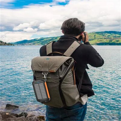 1*30W Foldable Solar Panel with 1*10000mAh Solar Power Bank,15W Dual Output Port,Suitable for outdoor travel camping/hiking - Image 6