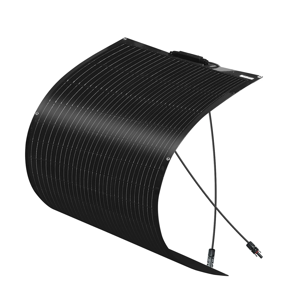 1000W Flexible Solar Panel 10 * 100W 24V/12V Monocrystalline Bendable -Semi-Flexible Solar Panels Charger Off-Grid for RV Boat 1000W Flexible Solar Panel 10 * 100W 24V/12V Monocrystalline Bendable -Semi-Flexible Solar Panels Charger Off-Grid for RV Boat