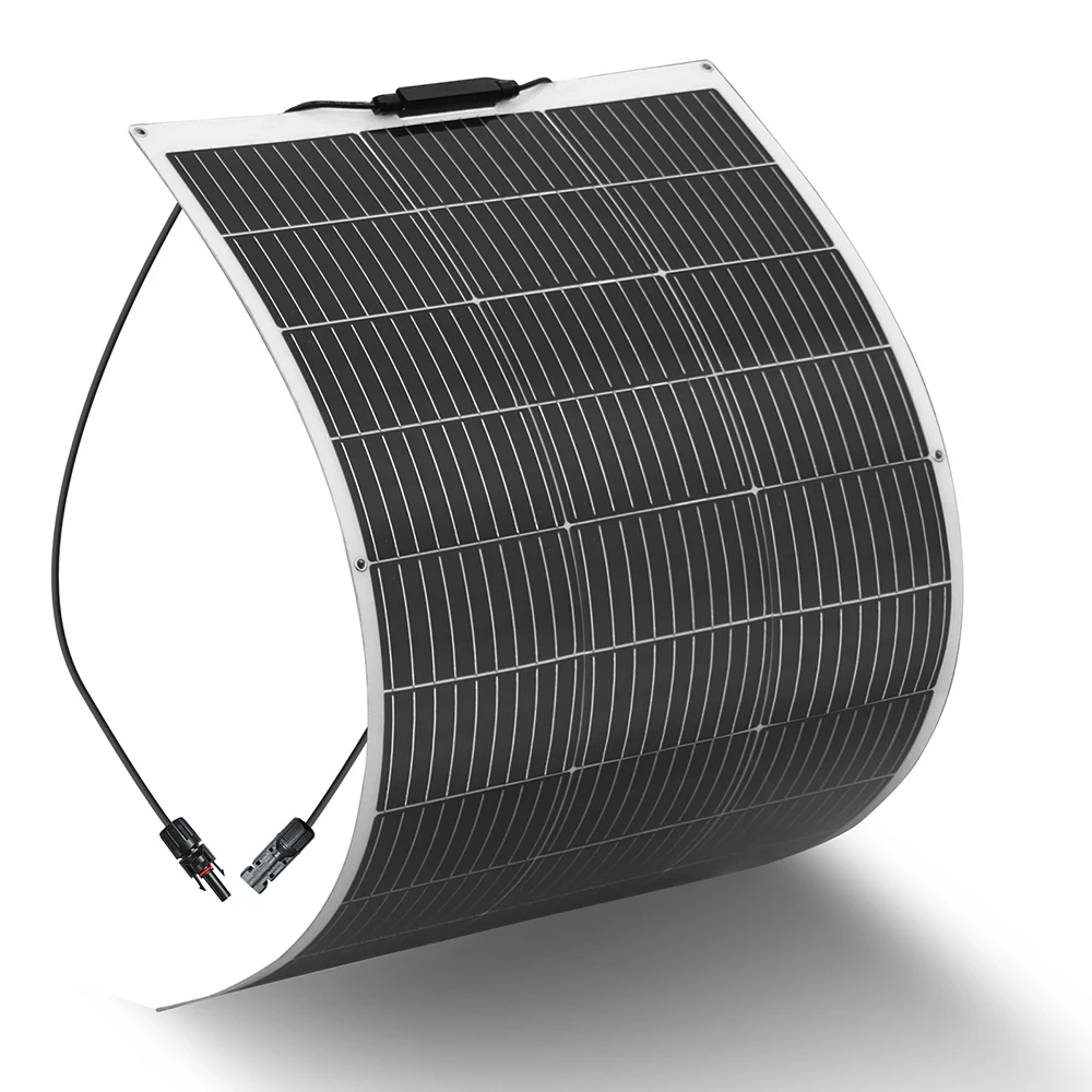 1000W Flexible Solar Panel 10 * 100W 24V/12V Monocrystalline Bendable -Semi-Flexible Solar Panels Charger Off-Grid for RV Boat 1000W Flexible Solar Panel 10 * 100W 24V/12V Monocrystalline Bendable -Semi-Flexible Solar Panels Charger Off-Grid for RV Boat