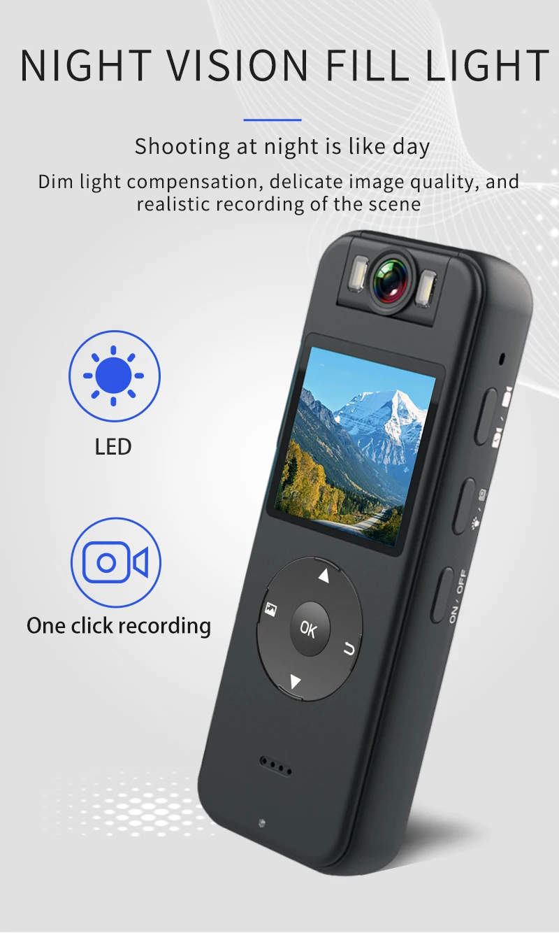 Ultra HD 4K Mini Camera WiFi Portable Small Digital Video Recorder Police BodyCam Infrared Night Vision Miniature Camcorder